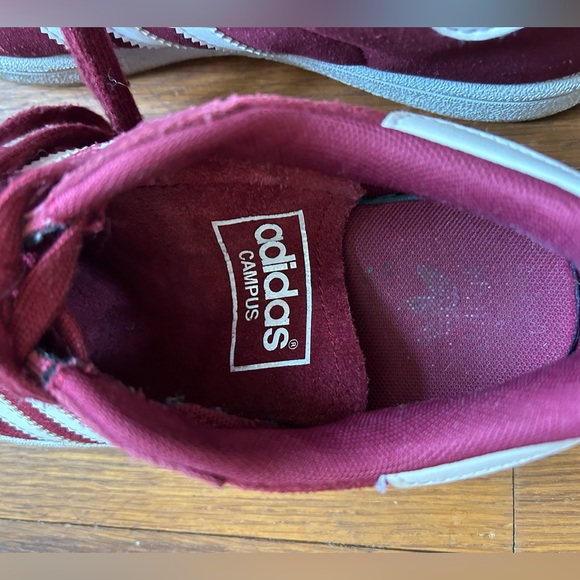Adidas Campus Burgundy Sneakers - Picture 5 of 6